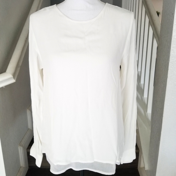 Violet & Claire Tops - Long sleeve chiffon blouse